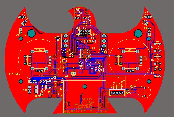 分享航模遥控器 PCB和原理图 制作 航模,模型,固定翼,遥控器,图纸 作者:zxhgr 6388 