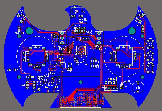 分享航模遥控器 PCB和原理图 制作 航模,模型,固定翼,遥控器,图纸 作者:zxhgr 2091 