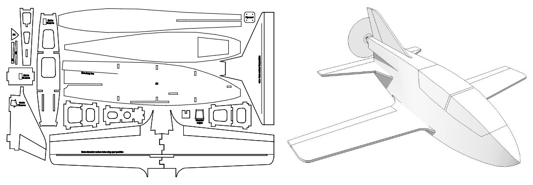 BD-5J喷气式KT板飞机的制作教程（喜欢自己DIY的来吧） 图纸,DIY 作者:水车 8504 