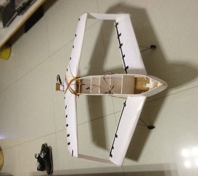 【原创】串列翼飞行器，自主设计制作 可变翼飞行器,翻滚翼飞行器,环形翼飞行器 作者:14诺 4706 
