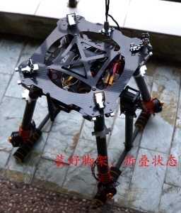 【moz8-2014】伞形折叠四轴出炉了，多图，有飞行视频 电池,电调,电机,四轴,机架 作者:emptjf 3827 