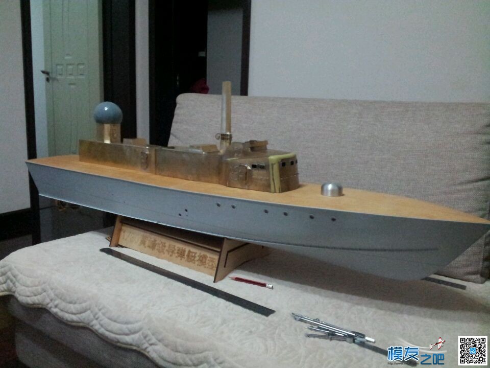 【偶尔飞一次】制作【俄罗斯黄蜂3型导弹艇】模型  作者:漂洋过海 3340 