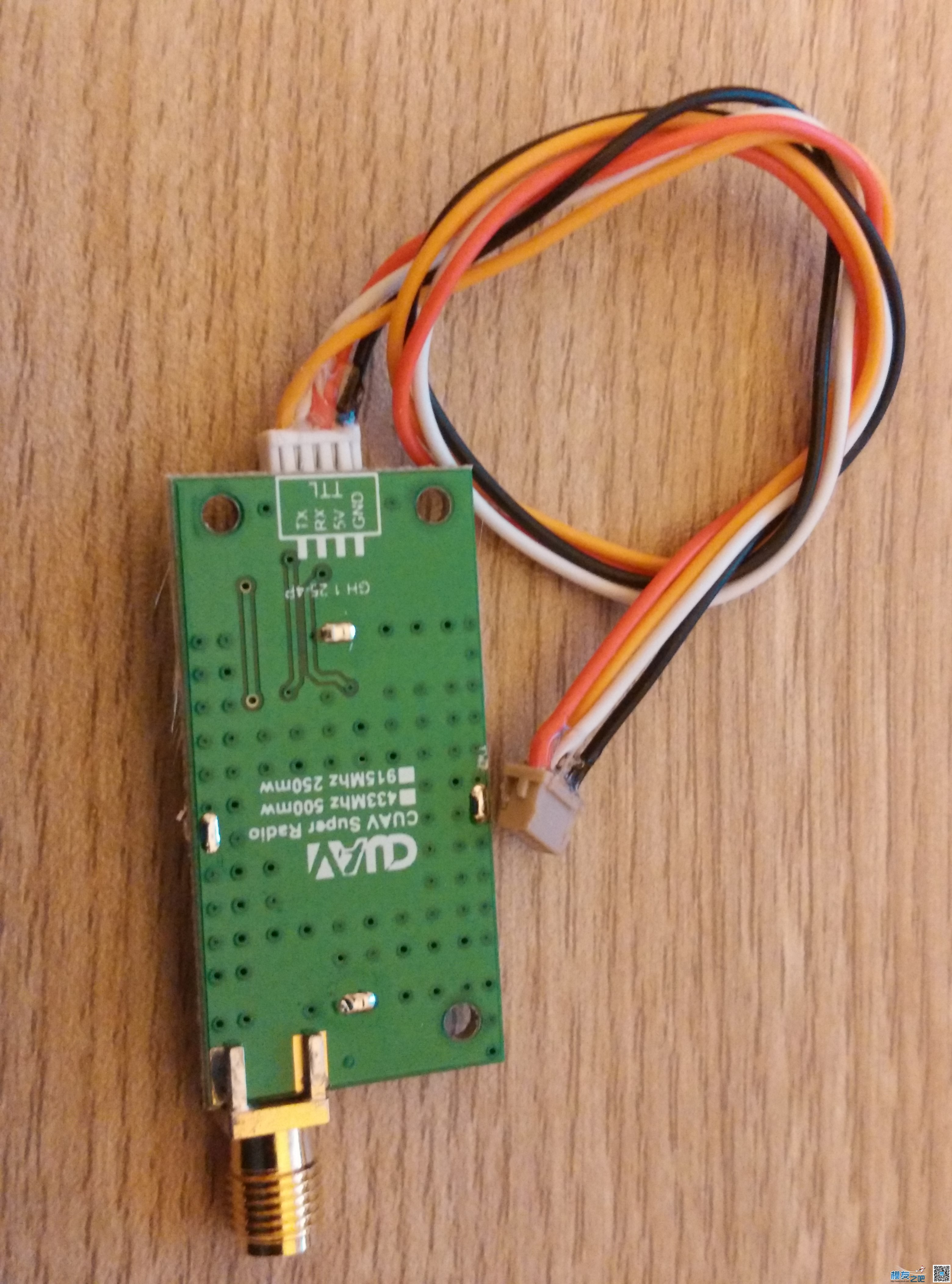 请教泡泡老师 零度YS-X4可以用CUAV 433电台吗？ 零度 作者:NGL730 4365 