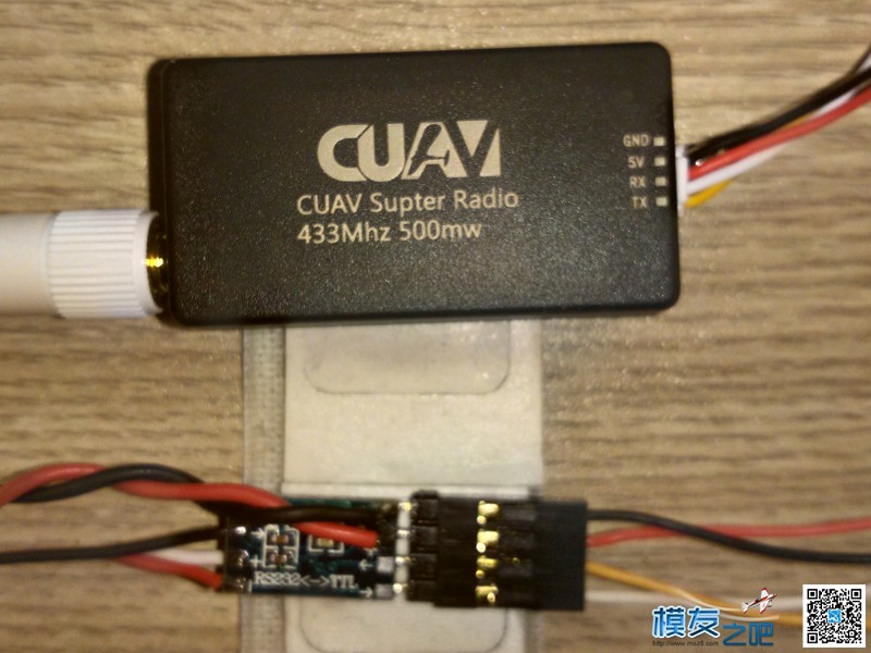 请教泡泡老师 零度YS-X4可以用CUAV 433电台吗？ 零度 作者:NGL730 7550 