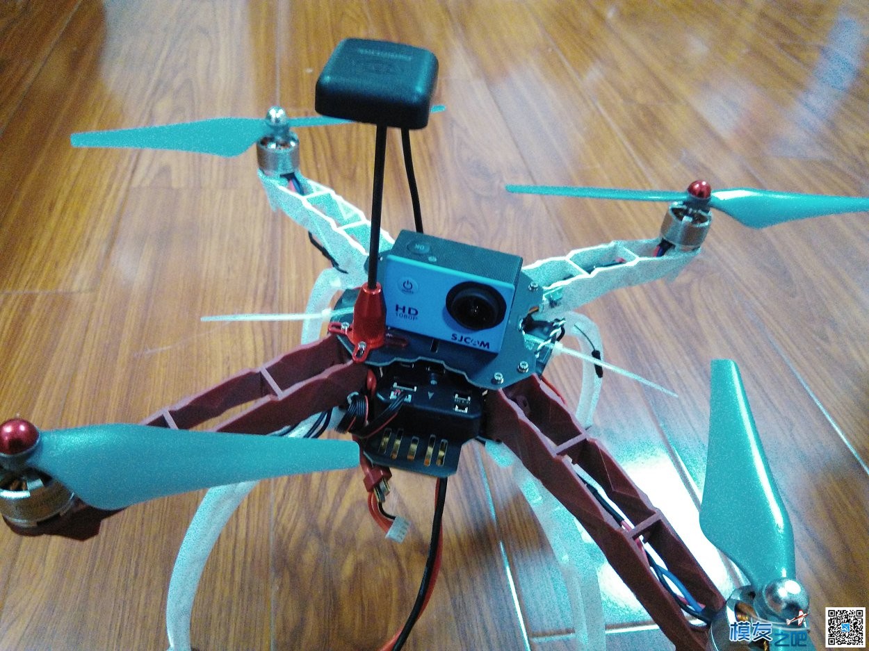 乐迪Pixhawk装四轴试飞8视频 云台,飞控,电机,遥控器,乐迪 作者:payne.pan 8055 