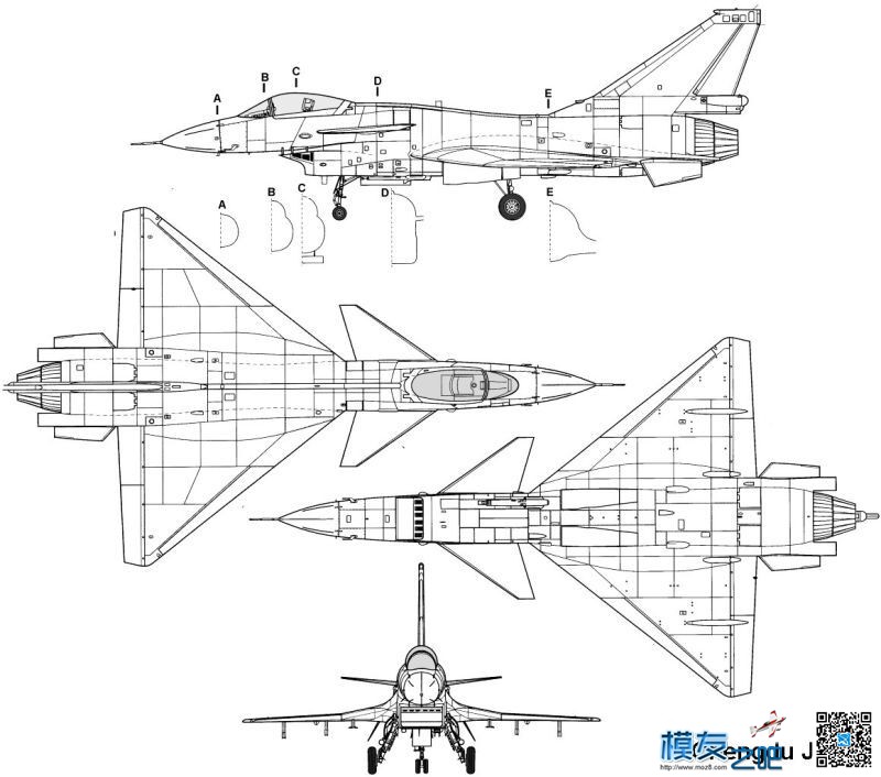 【直播贴】向真歼十制作全流程，可能是最向真的歼十图纸 图纸,歼十原型机,歼十一b,歼十一,歼十六 作者:QQ3516969 1474 
