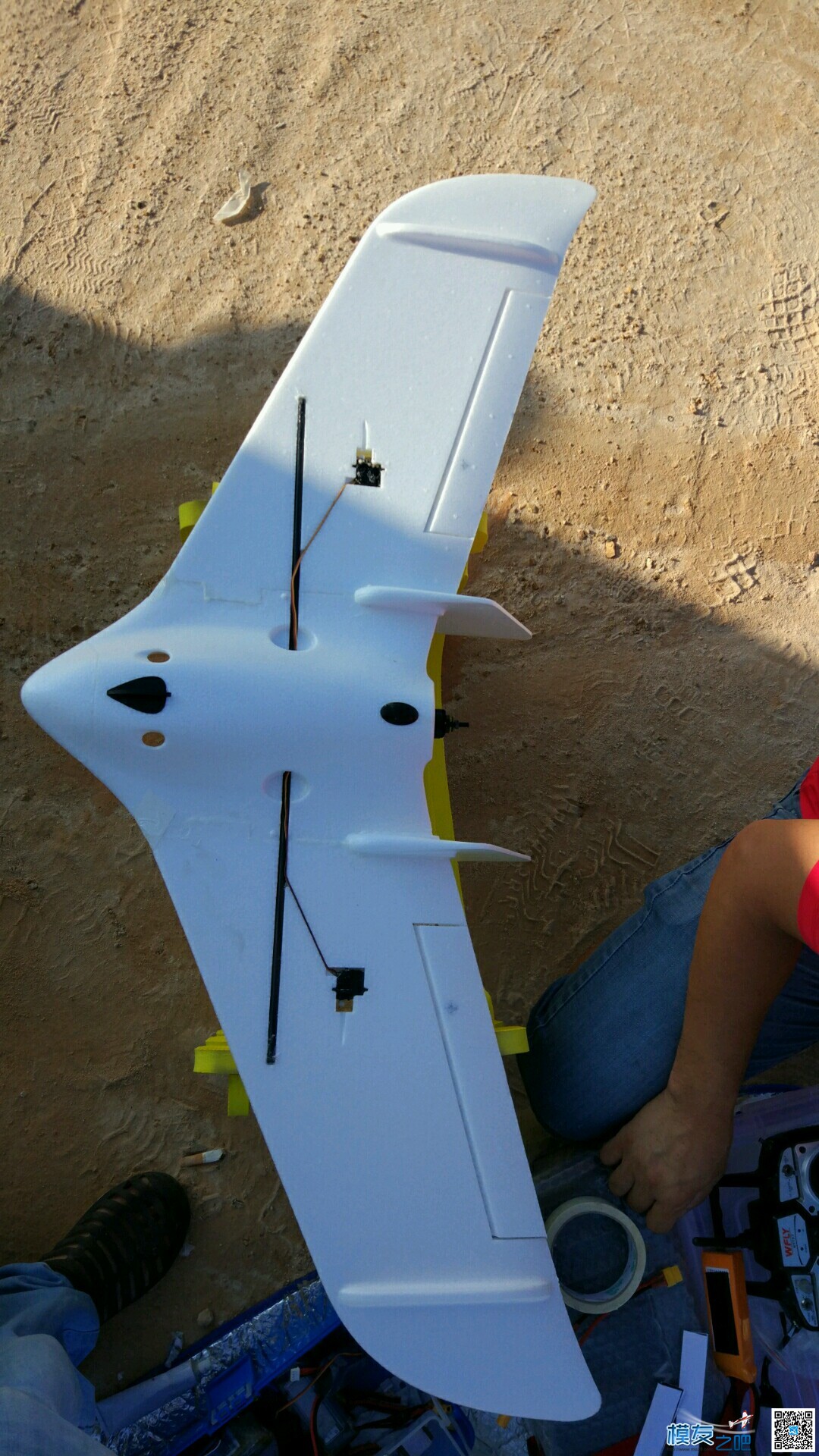 C1 1.2米大飞翼安装 飞控,FPV,航拍,飞翼 作者:wdbj520 8291 