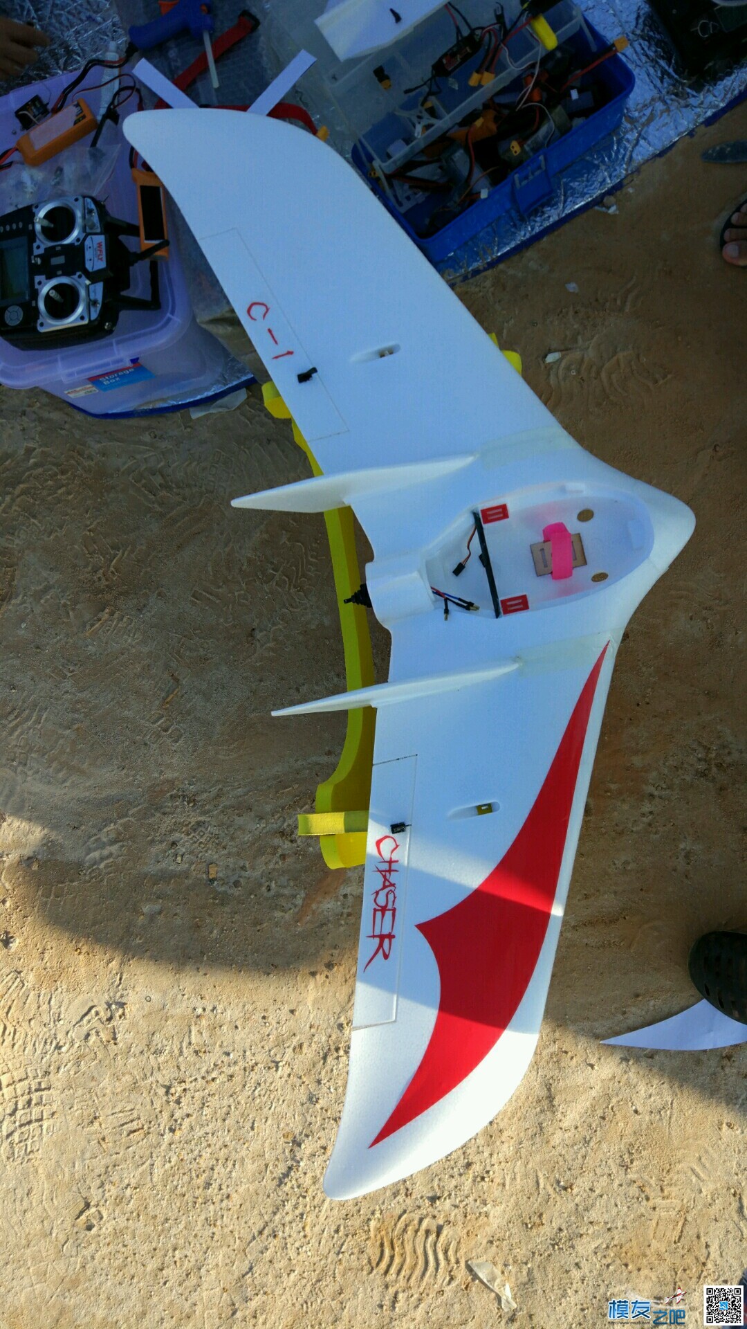 C1 1.2米大飞翼安装 飞控,FPV,航拍,飞翼 作者:wdbj520 6406 