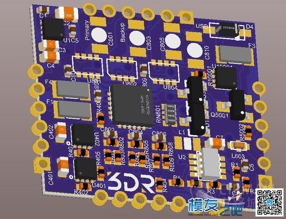 【硬件全部开源】Pixhawk飞控板V3版本设计（包括主控板，IM... 硬件 作者:炸香机 4328 