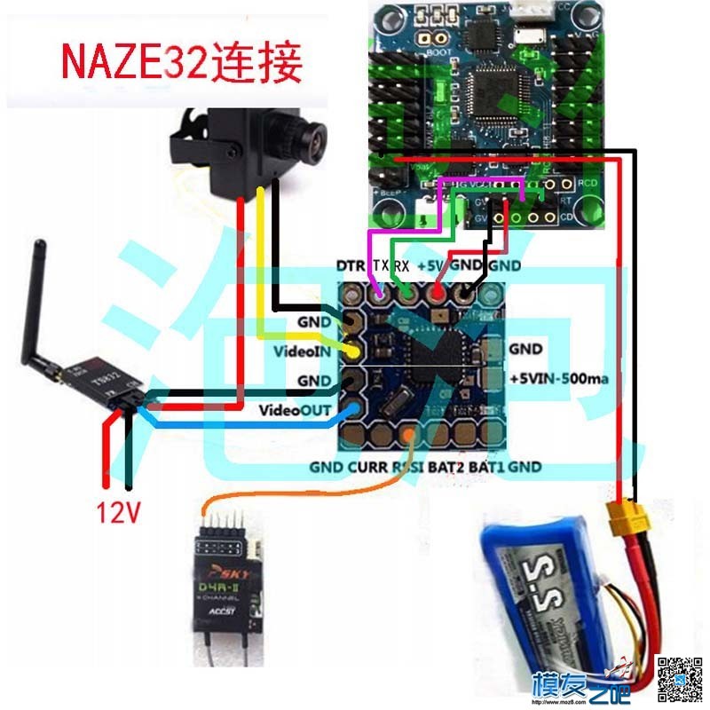 各种CF BF固件飞控，加装OSD的方法 飞控,固件,OSD,youku 作者:泡泡 6074 