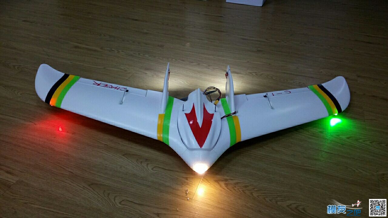 追逐者  C1 ，  一个新手也能爽飞的飞翼 电池,电调,电机,飞翼,塞斯纳 作者:ffff 7655 