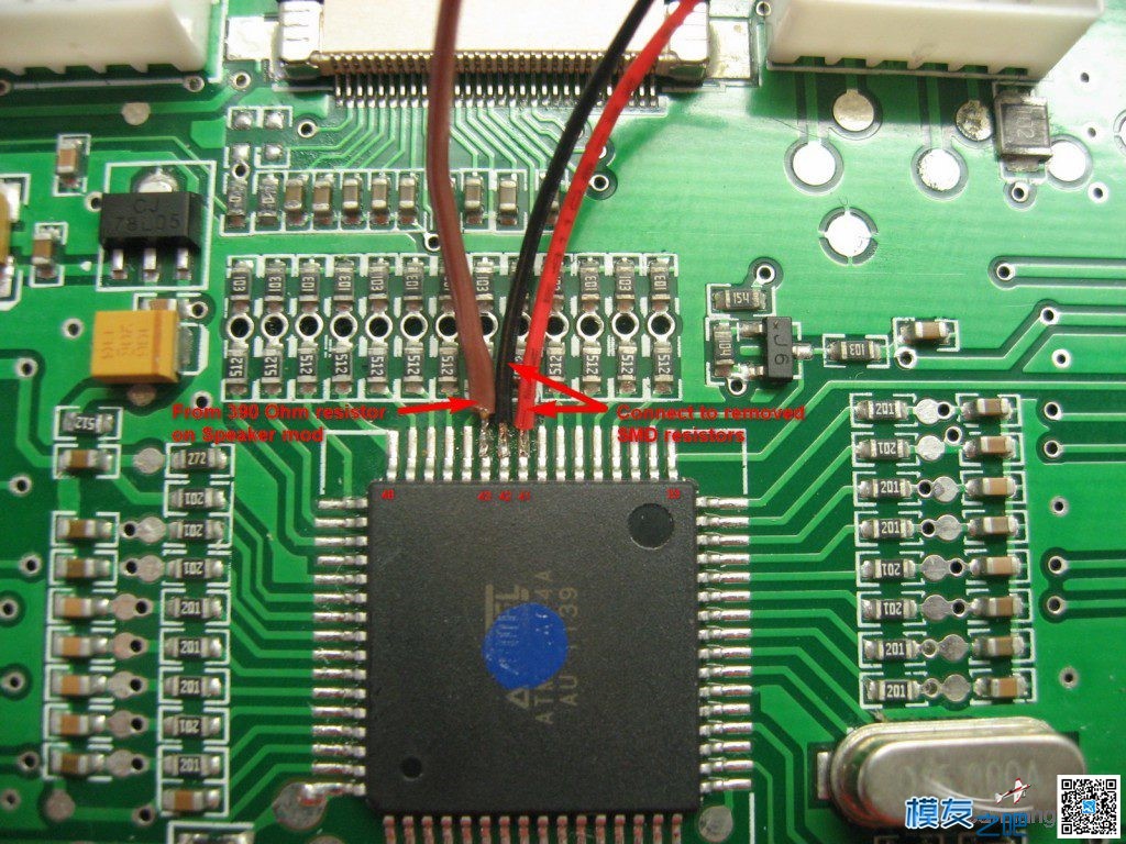 翻译：富斯9 telemetry改线教程 遥控器,富斯,FRSKY,固件,opentx 作者:eagle56 3395 