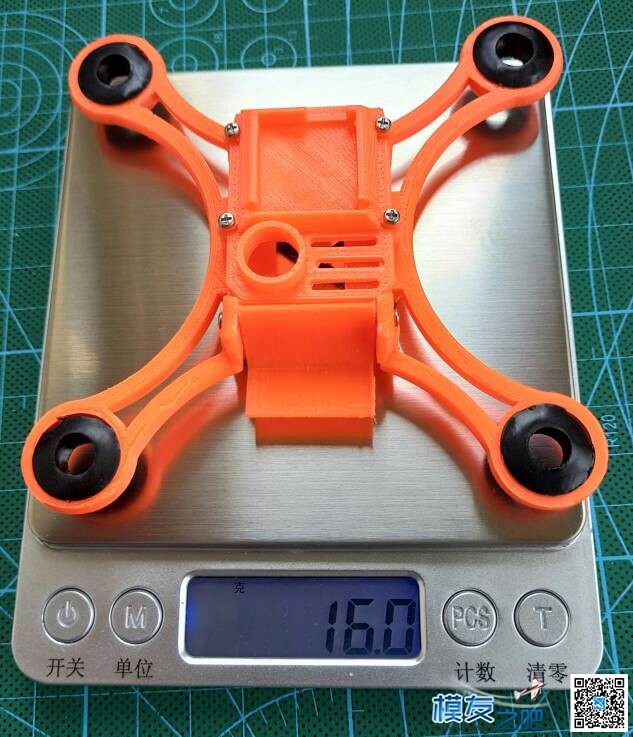萌新3D打印小飞机第一弹 飞控,3D打印,接收器,机架,3d打印飞机部叫 作者:ayowei 1510 