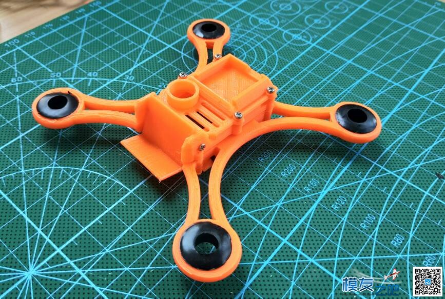 萌新3D打印小飞机第一弹 飞控,3D打印,接收器,机架,3d打印飞机部叫 作者:ayowei 5514 