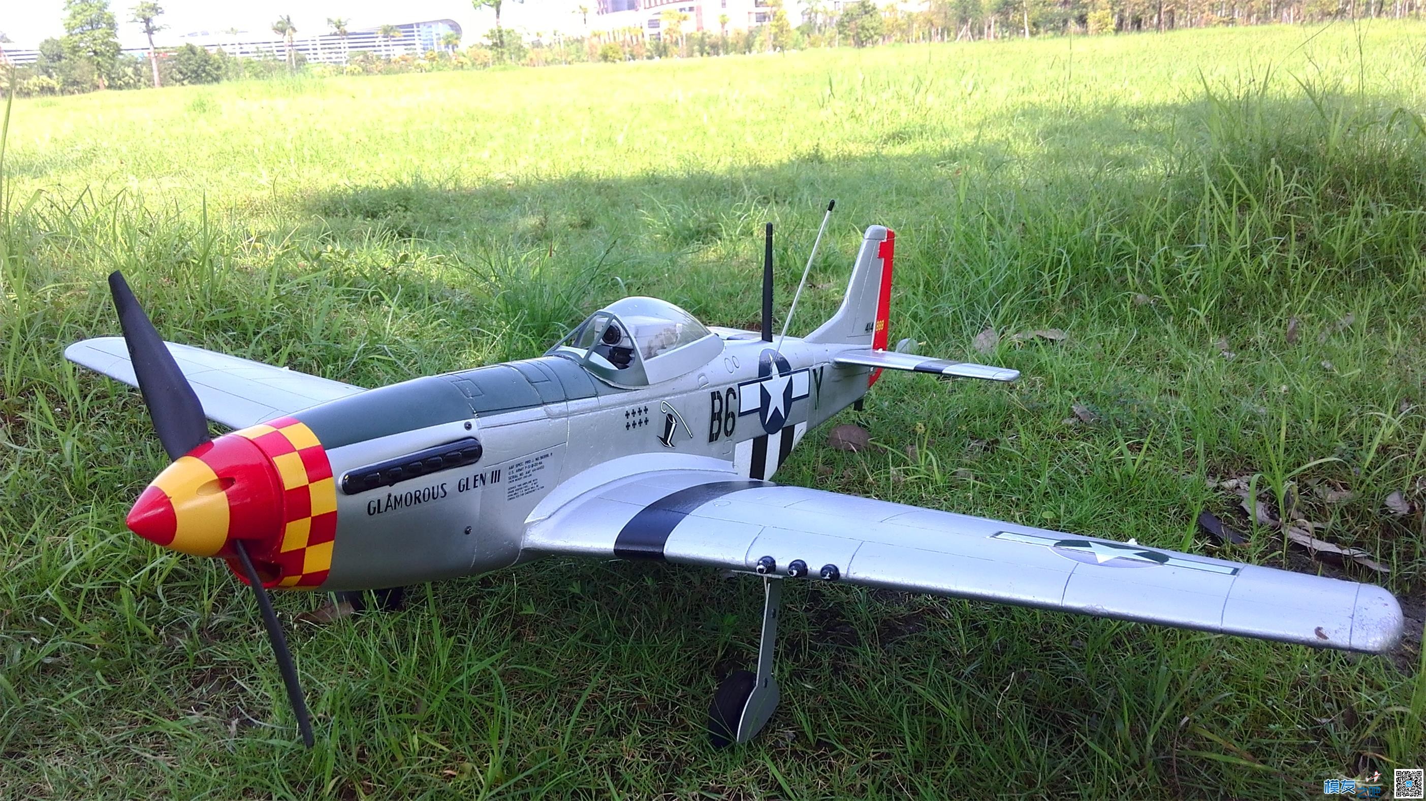 P-51D 野马式  驾驶舱FPV 电池,舵机,图传,飞控,电调 作者:福爾摩沙 1455 