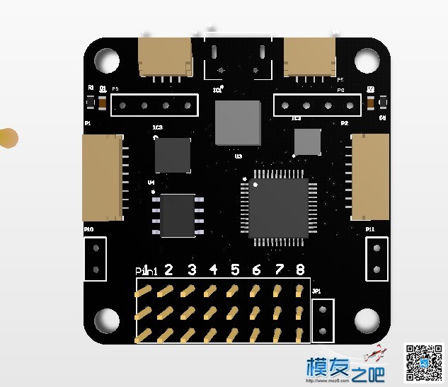 fly master F3飞控 原理图 pcb bom表 ad09画的 可以直接制版 飞控,PCB,baidu 作者:骑马看大象 7170 