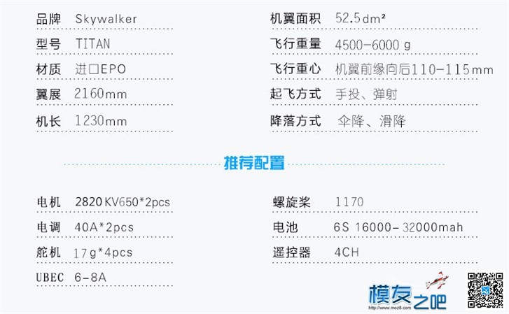 Skywalker Titan降临，火热上市，仅550元！！！ 无人机,FPV,航拍,什么什么降临,幻想降临现实 作者:Skywalkerellen 2355 