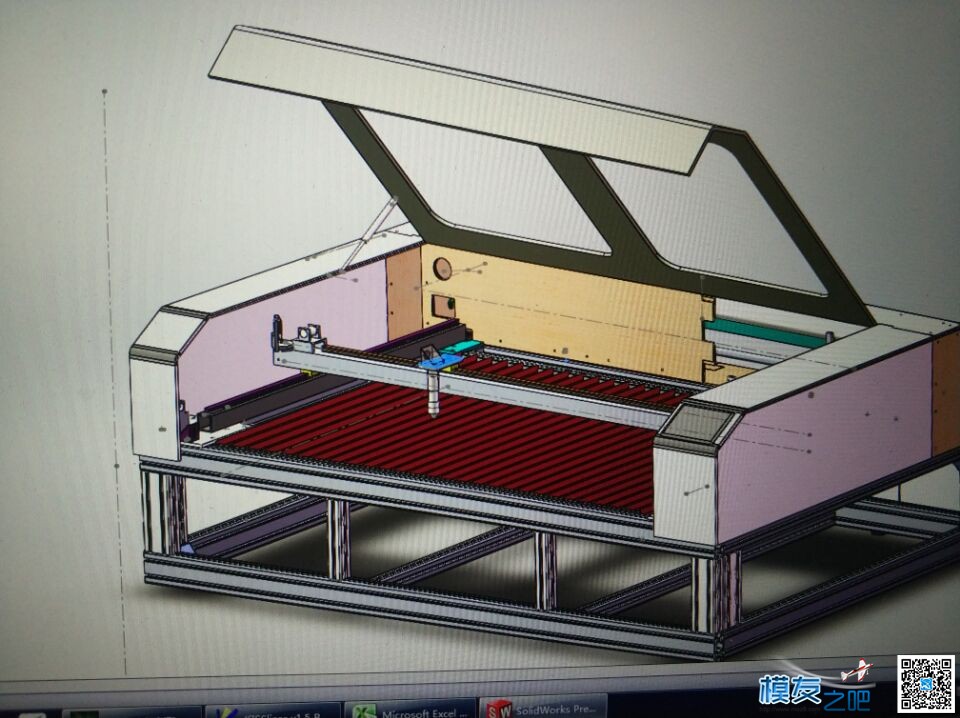 家里小，成品激光家里进不了，自己动手拼一个 DIY 作者:听天使在唱歌 9155 