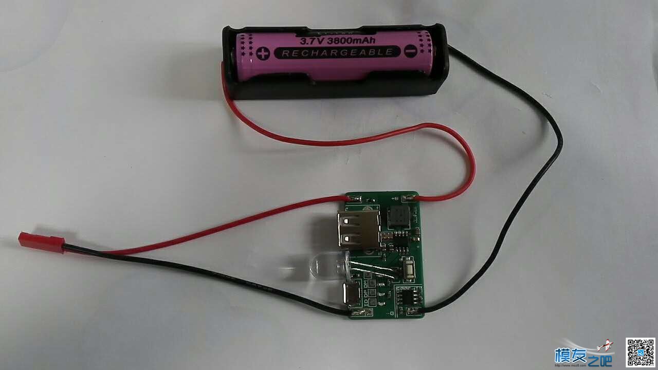 遥控器改装为内置电池，用的USB充电宝模块。 电池,遥控器 作者:布丁 6112 