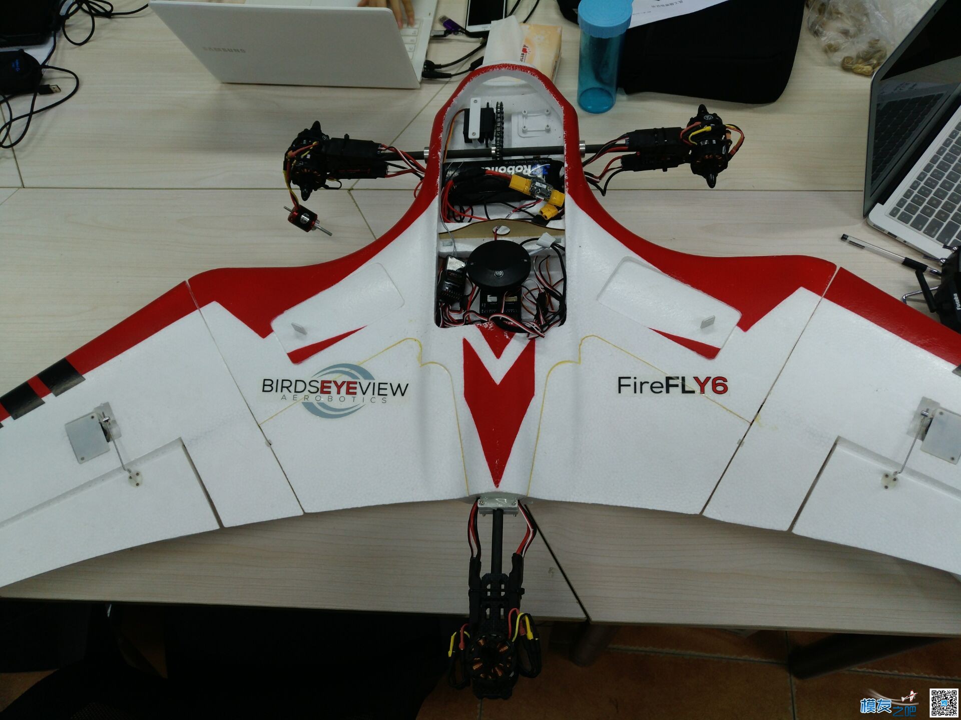 BirdsEyeView Aerobotics FireFly6倾旋式垂直起降调试成功啦 倾旋旋转门,骨盆倾旋,垂直起降,倾旋,垂直 作者:66hex 5822 