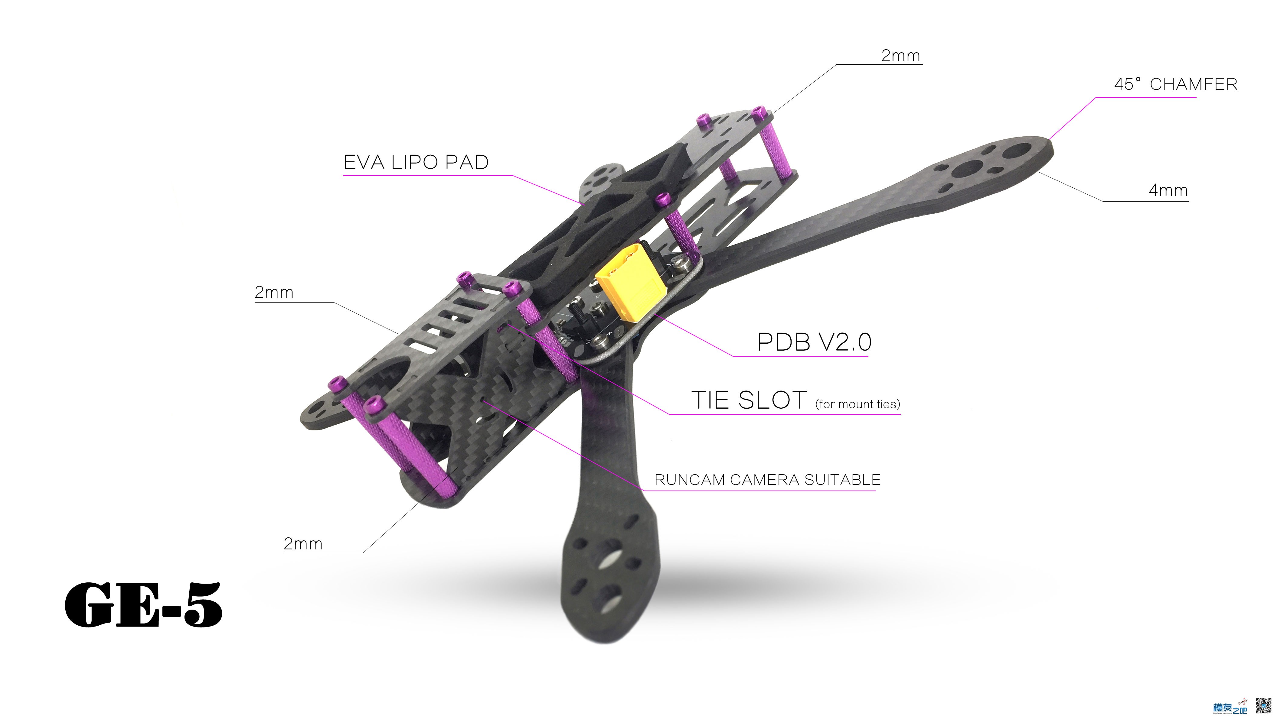 GE-5 V2.0 新分电板 美照 电池,图传,飞控,飞手,2019款国六URV 作者:GE-FPV 9088 