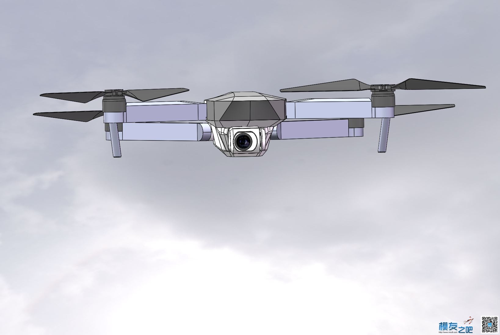 自制大疆mavic折叠无人机 全新设计 慢更 无人机,穿越机,电池,云台,图传 作者:zoney 6393 