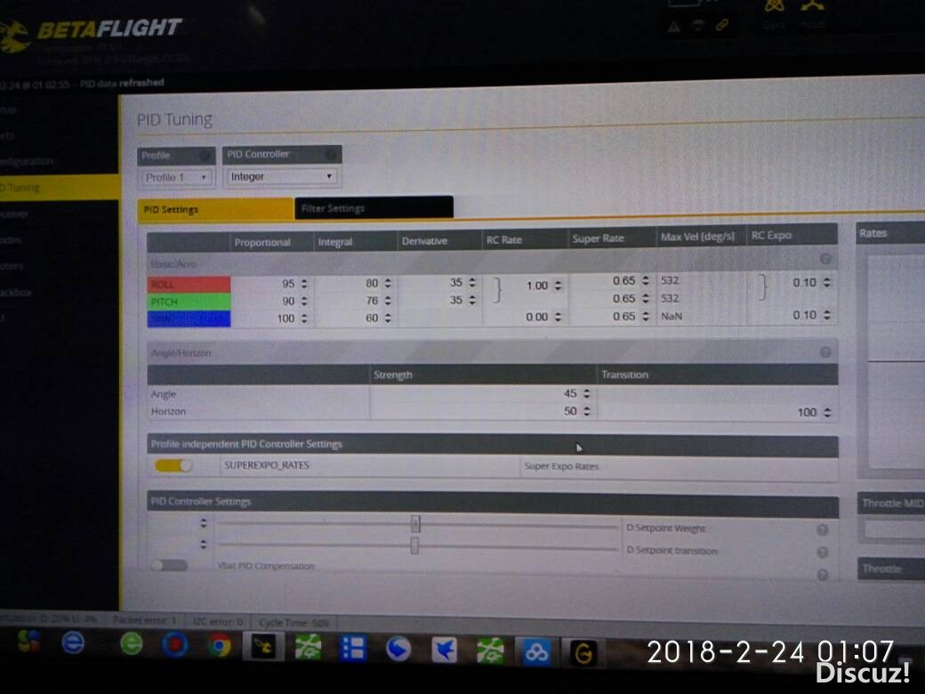 CC3D刷BF后调参各种问题…… 电机,数学含参问题,初一含参问题 作者:cunese 3890 