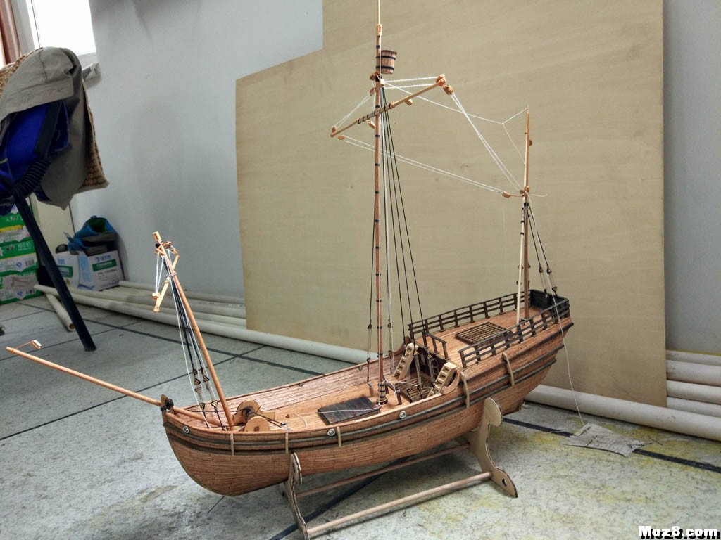 自开料制作的平塔号帆船 卡蒂萨号帆船,哥德堡号帆船,胜利号帆船 作者:mxw7172 7538 
