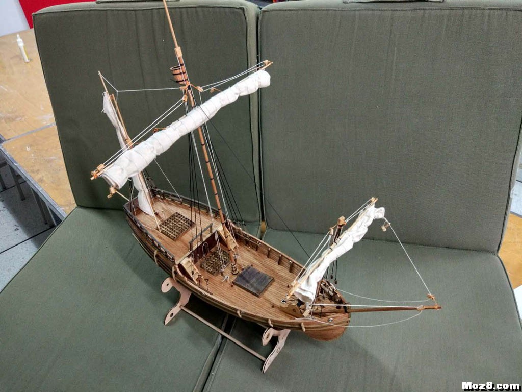 自开料制作的平塔号帆船 卡蒂萨号帆船,哥德堡号帆船,胜利号帆船 作者:mxw7172 3413 