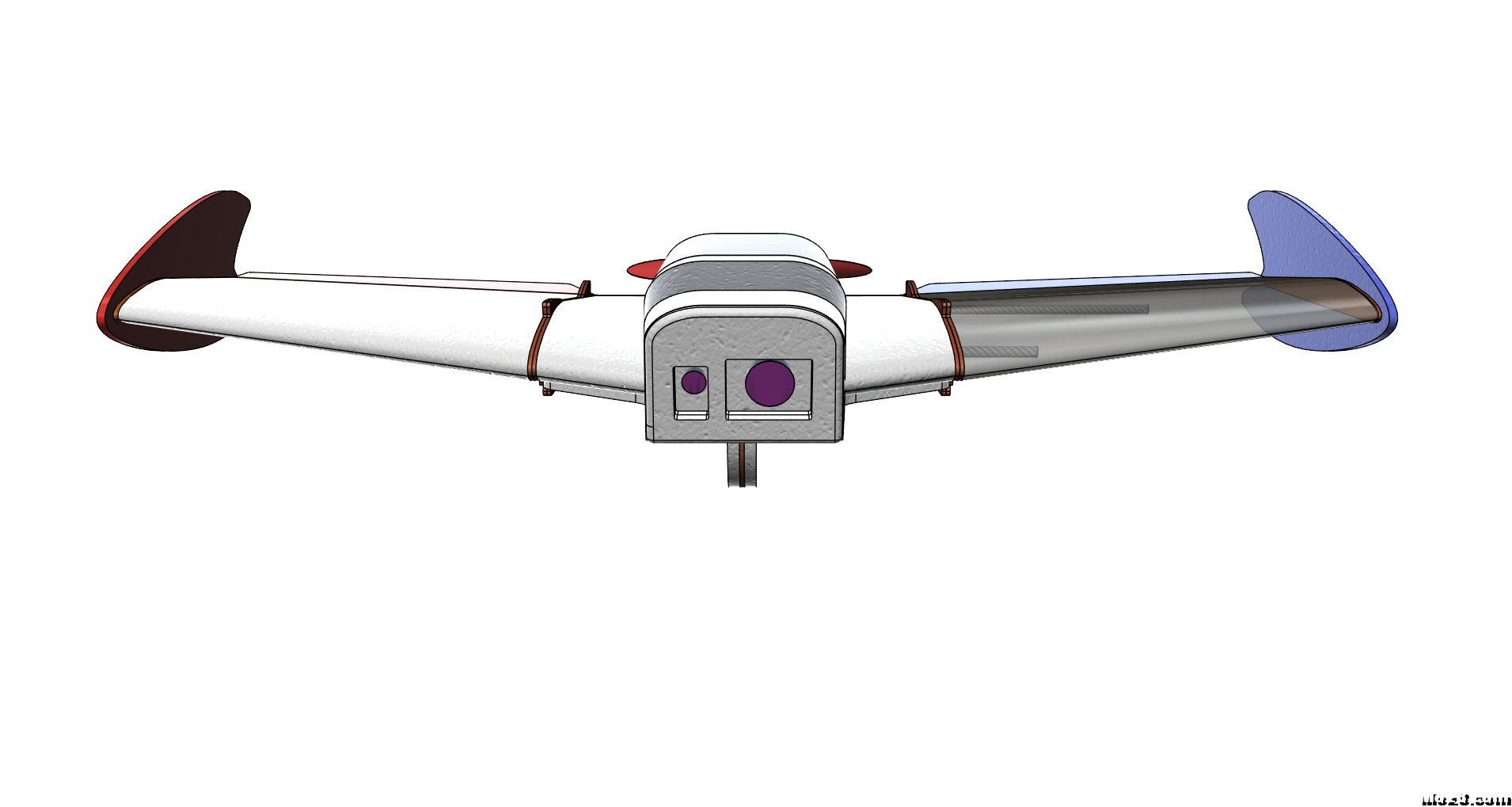 Laputa-780-II，继续改进PP板飞翼（附试炸视频） 电池,飞控,飞翼,hirm飞翼,消失的飞翼 作者:peter33 9321 