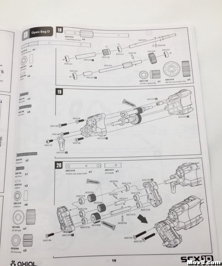 SCX 10 拆封装机，过程图。 美图t九多少钱,美图T9市场价 作者:fpvfpv 8462 