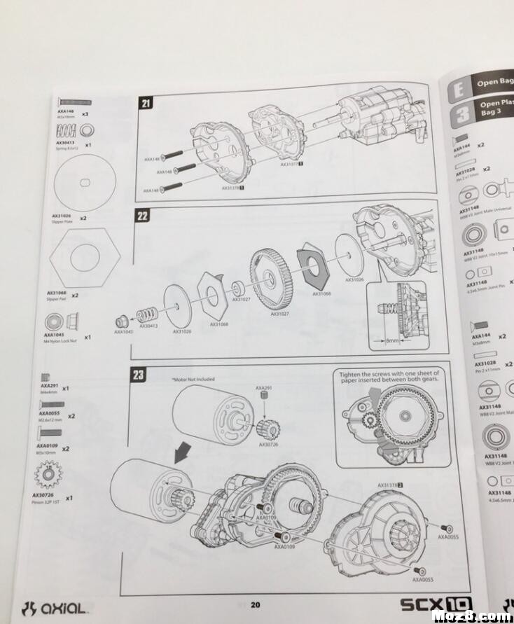 SCX 10 拆封装机，过程图。 美图t九多少钱,美图T9市场价 作者:fpvfpv 7482 