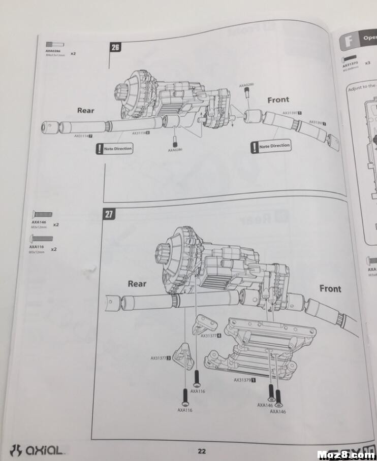 SCX 10 拆封装机，过程图。 美图t九多少钱,美图T9市场价 作者:fpvfpv 699 