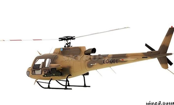 分享个毒物：470级欧直“AS350-松鼠”三桨头直升机 直升机 作者:fpvfpv 4846 