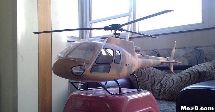 分享个毒物：470级欧直“AS350-松鼠”三桨头直升机 直升机 作者:fpvfpv 2249 