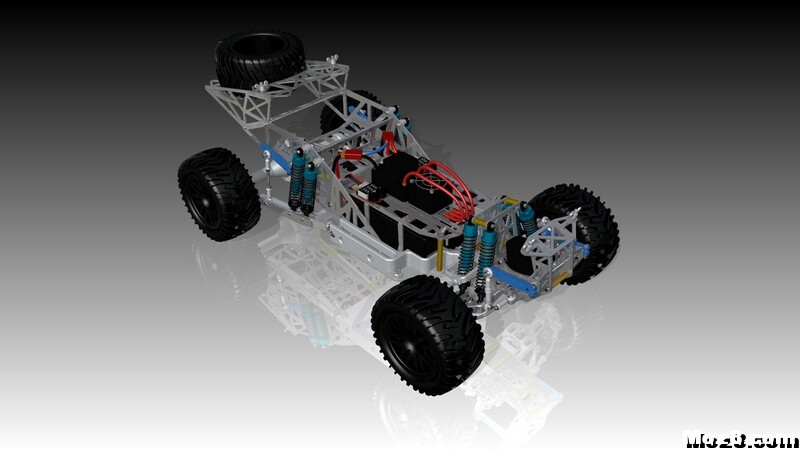 【zsx4mp】3D打印版Trophy Truck模型 模型,3D打印,短卡,flatbed truck,garbage truck 作者:zsx4mp 6347 