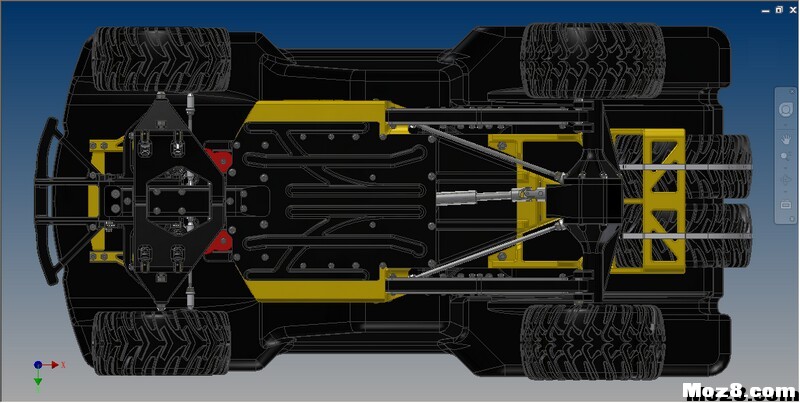 【zsx4mp】3D打印版Trophy Truck模型 模型,3D打印,短卡,flatbed truck,garbage truck 作者:zsx4mp 2064 