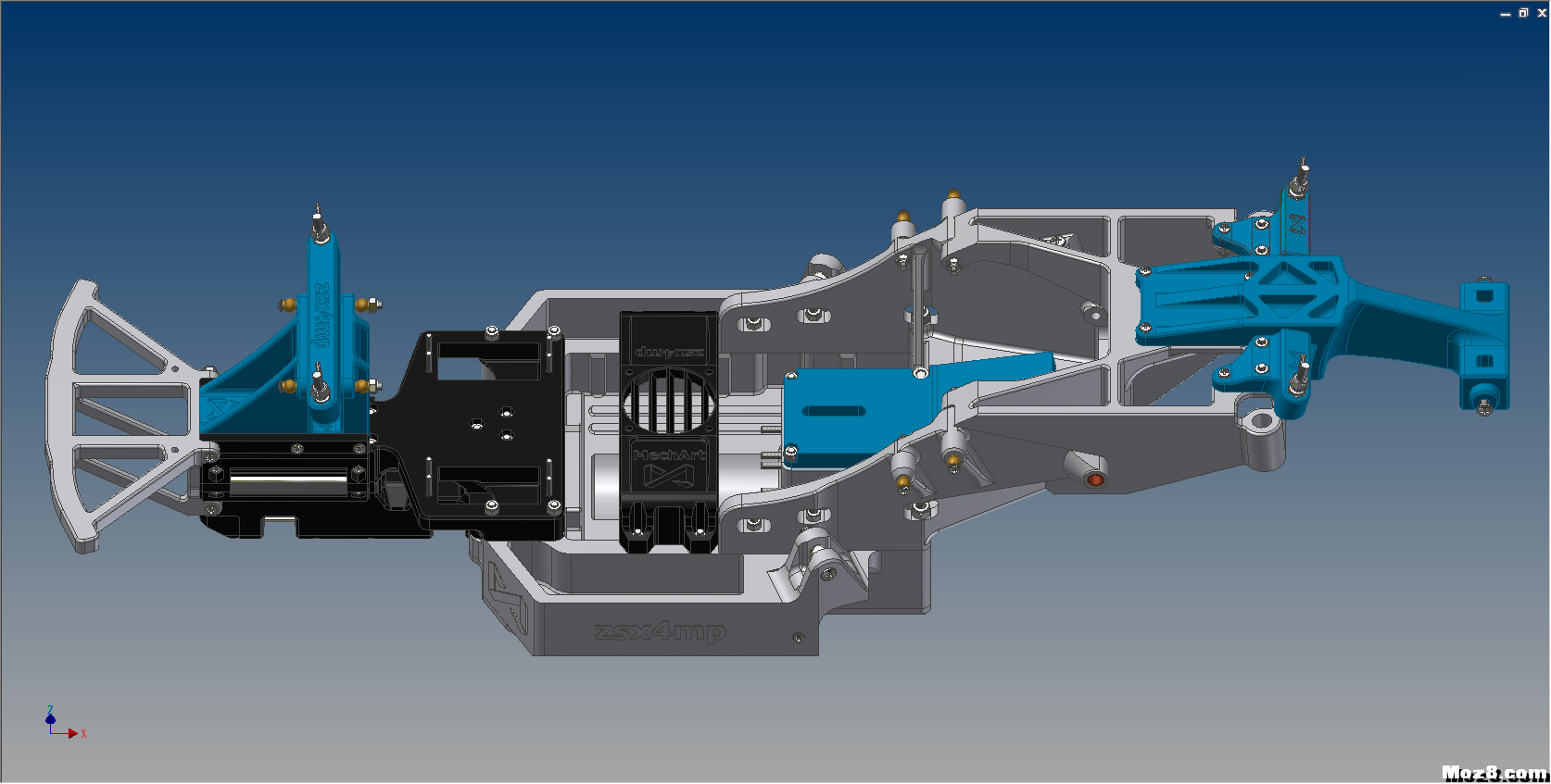 【zsx4mp】3D打印版Trophy Truck模型  作者:zsx4mp 6003 