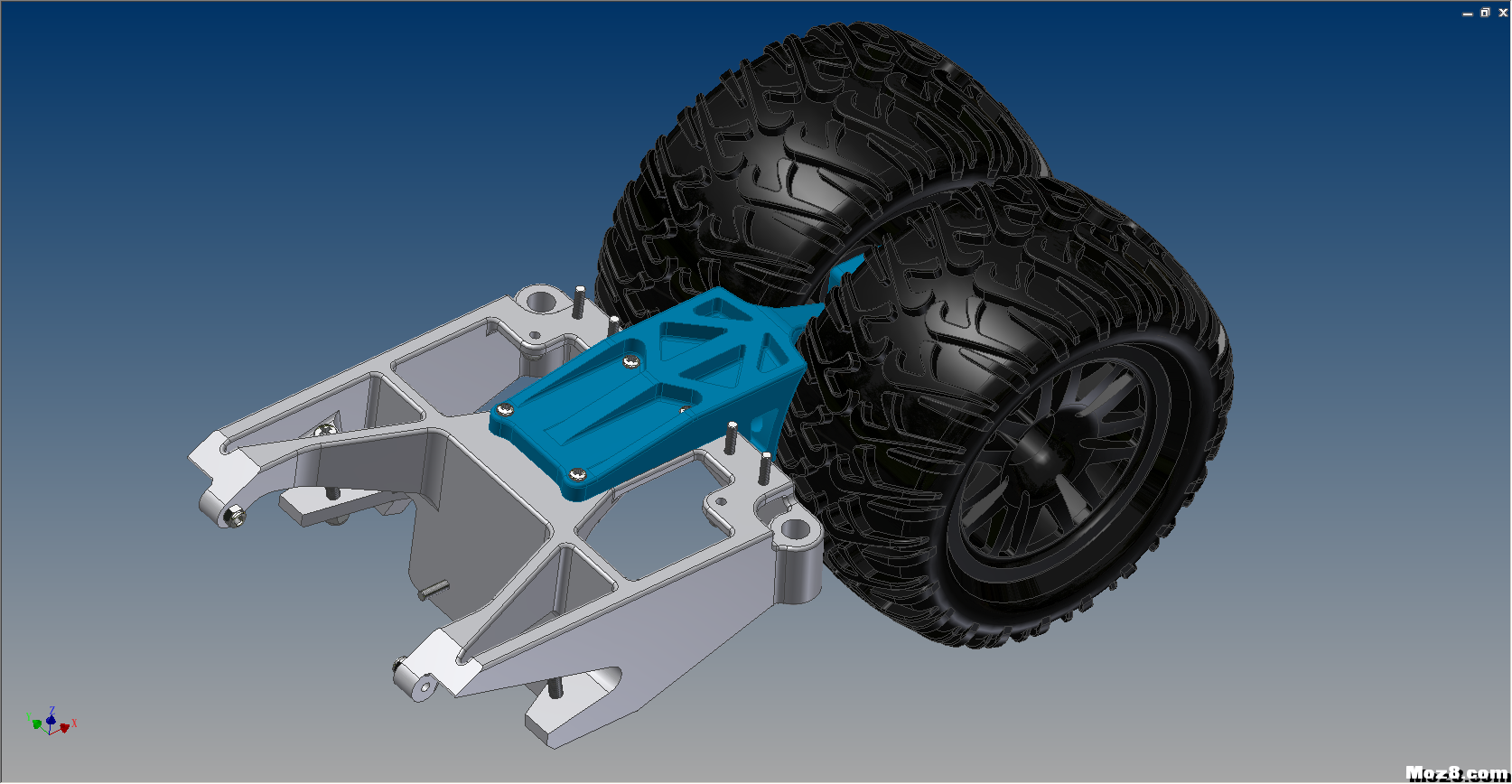 【zsx4mp】3D打印版Trophy Truck模型  作者:zsx4mp 2515 