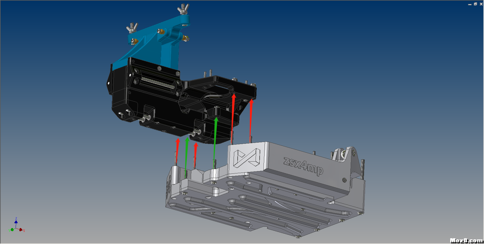 【zsx4mp】3D打印版Trophy Truck模型  作者:zsx4mp 2827 