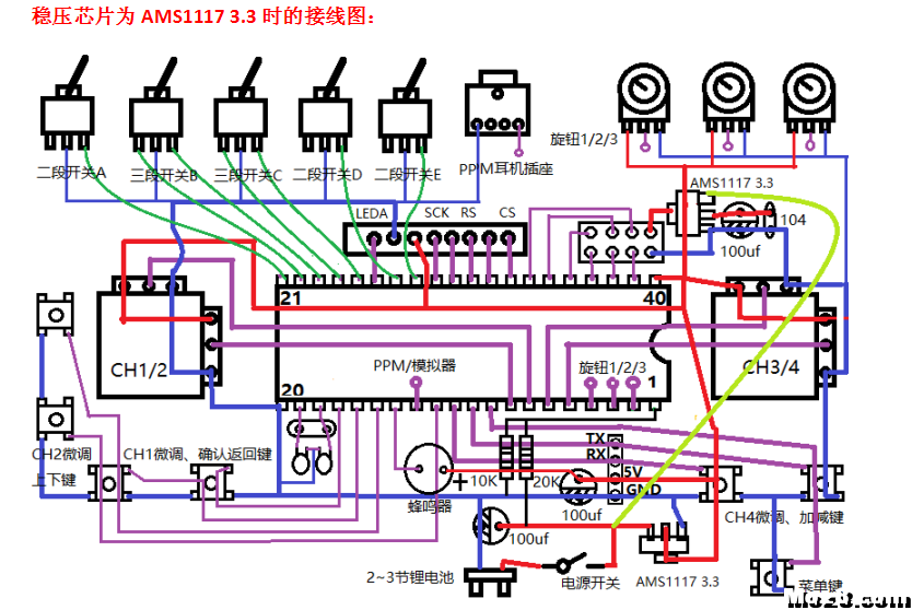 做了2次成功了一个萝莉3 电池,舵机,固件 作者:wooddoor 4451 