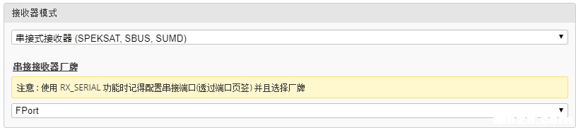 F4V3飞控刷INAV用R9MM使用F.PORT协议链接飞控的设置 飞控,遥控器,FRSKY,接收机,固件 作者:akari_tun 9381 