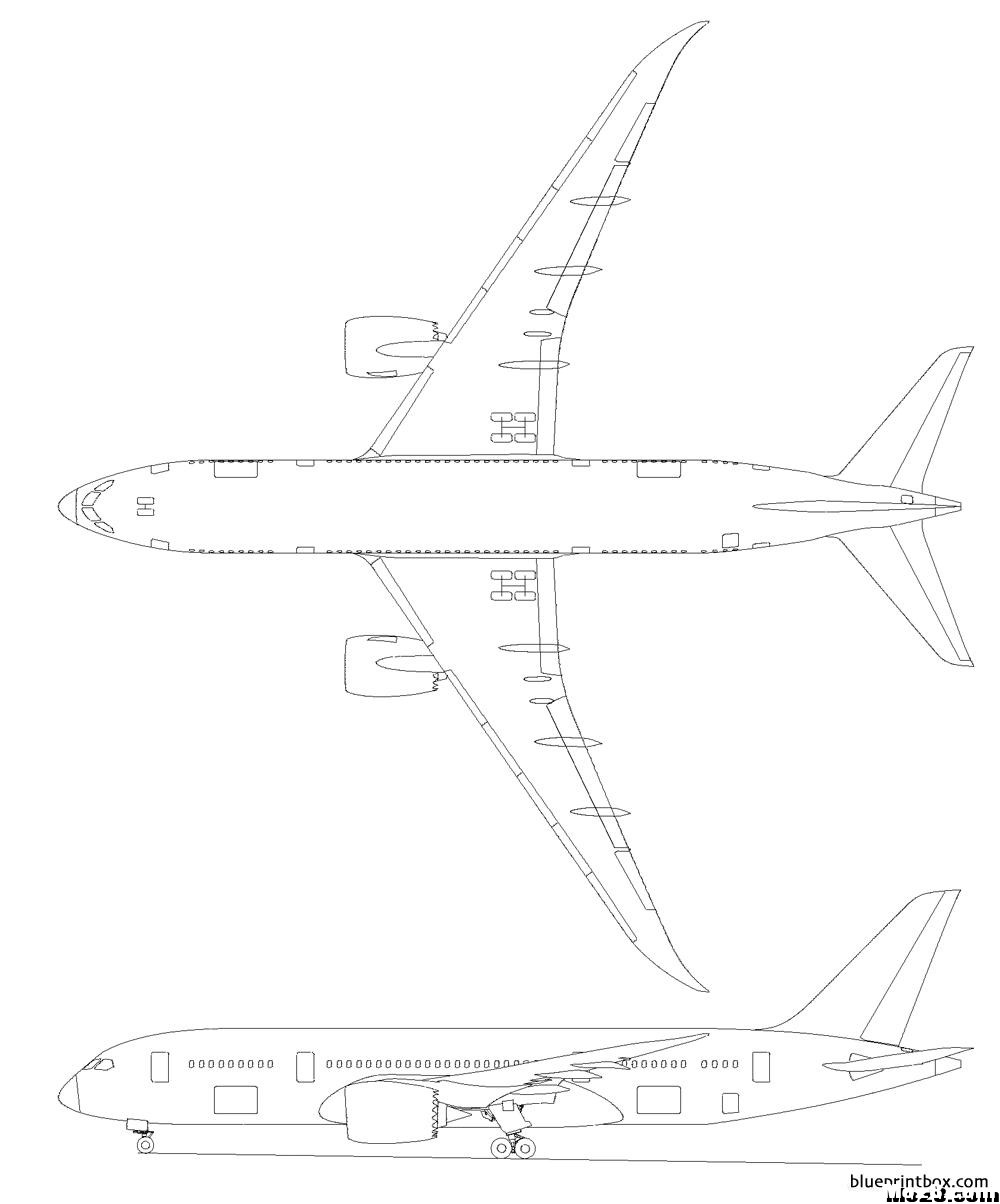 梦幻客机Boeing 787 图纸,波音787-9安全吗,波音787-10,787梦幻客机 作者:磐彌の心 7023 