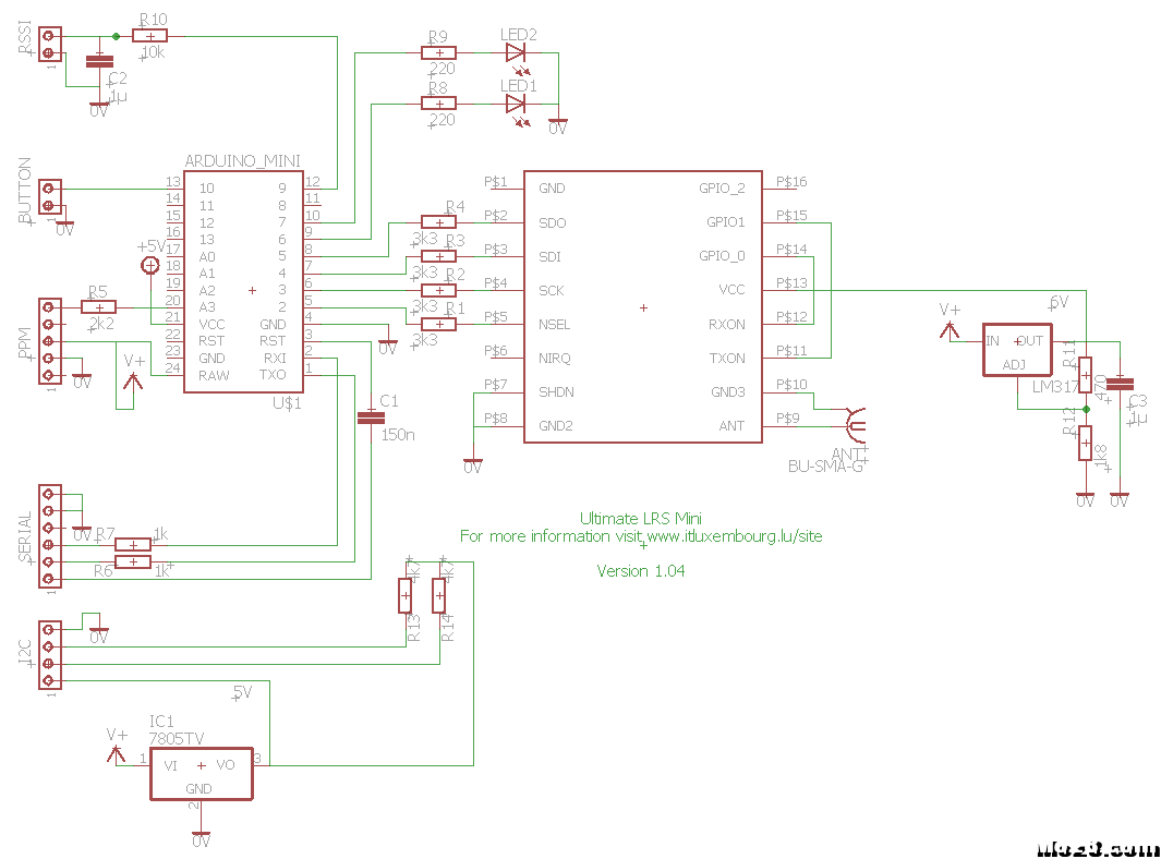一步一步制作ULRS 433遥控数传链路 固定翼,电池,天线,图传,电调 作者:gceng04 1871 