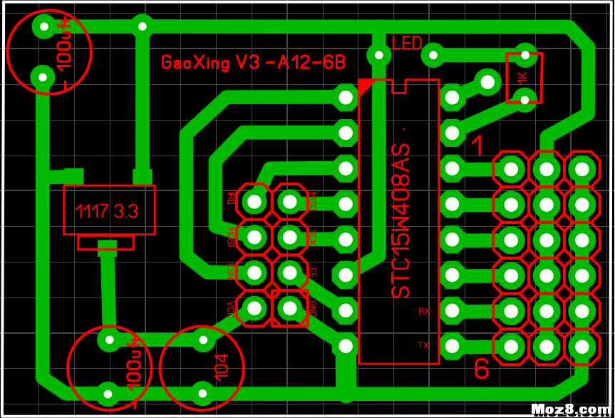 第一次用Sprint-Layout画PCB板 画PCB板好学吗 作者:gaocl 3775 