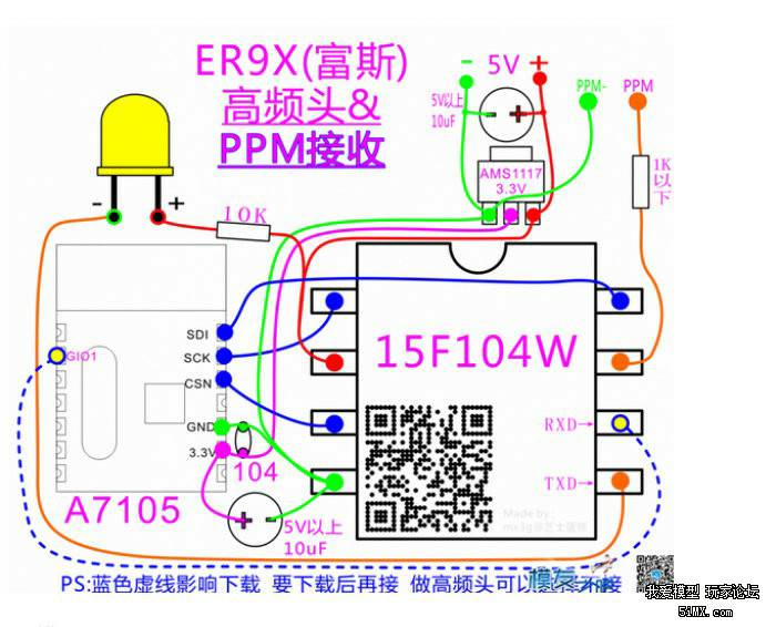 求个自制富斯ppm接收的固件 富斯,固件 作者:昶平 1259 