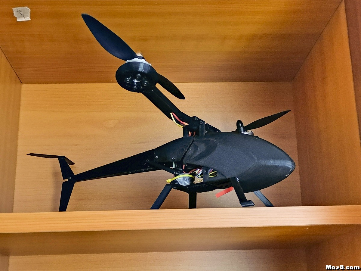 蜂鸟250两轴飞行器（文末附3D打印图纸） 固定翼,直升机,电机,3D打印,图纸 作者:Frontier 4777 