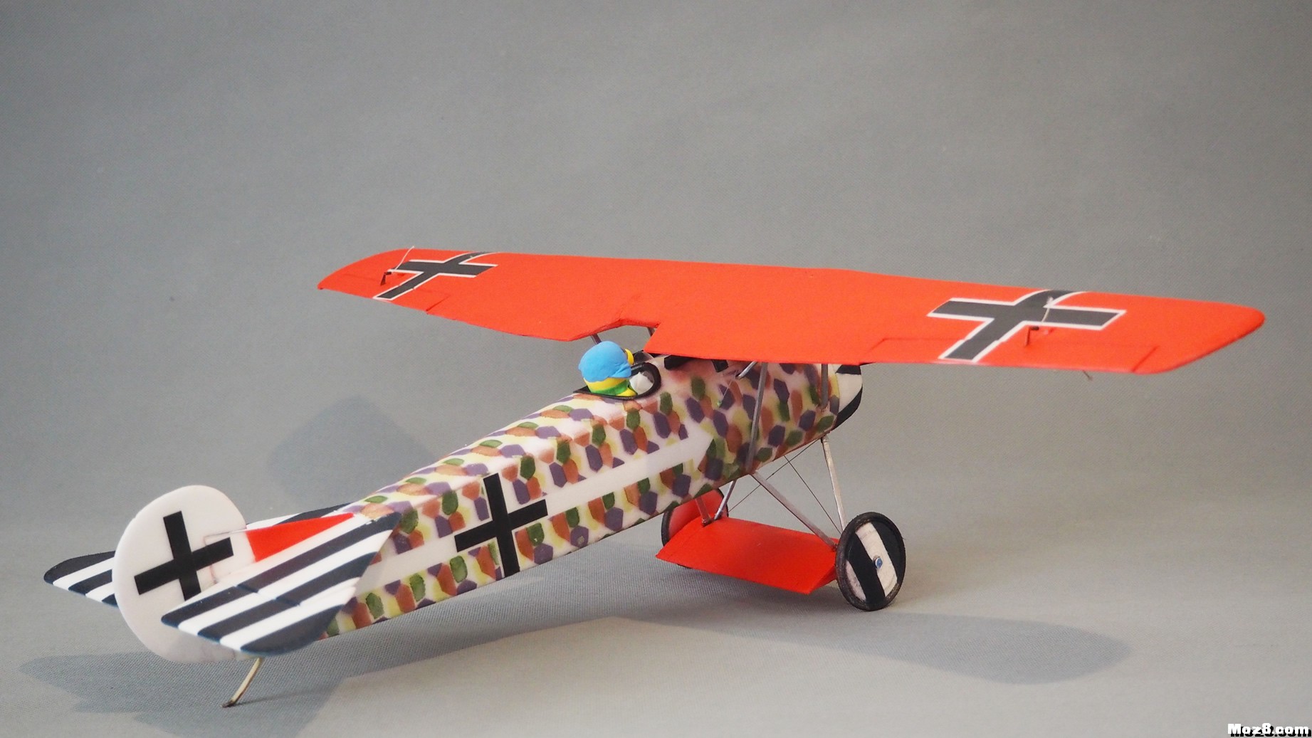 【爱因制造】迷你Fokker D-VIII战机 舵机,接收机,空心杯,bilibili,视频 作者:xbnlkdbxl 2177 