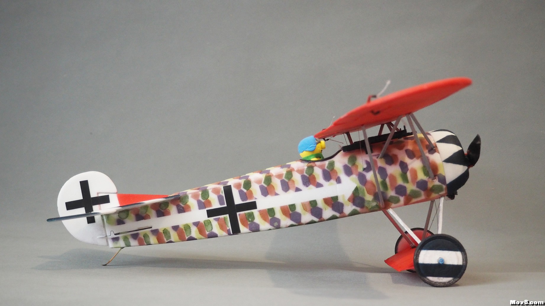 【爱因制造】迷你Fokker D-VIII战机 舵机,接收机,空心杯,bilibili,视频 作者:xbnlkdbxl 5361 