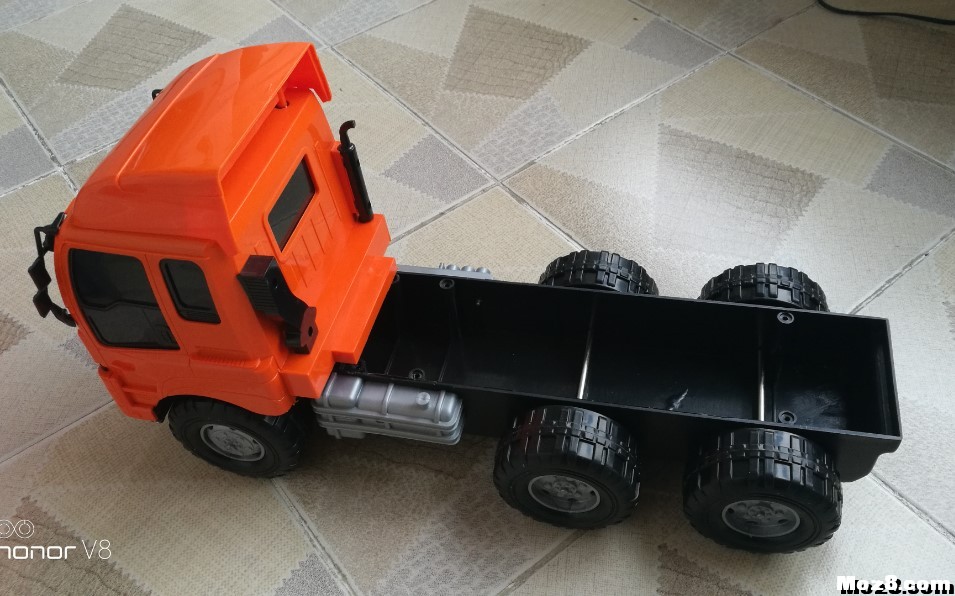 改制惯性玩具自卸车为遥控车 电池,舵机,电机,图纸,接收机 作者:xuebj 1320 